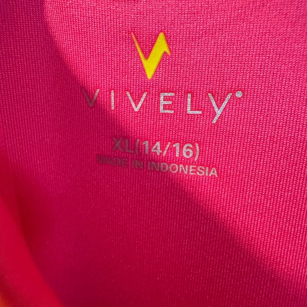 Vively Girls Active Dress | Pink & Yellow Floral Print | Size XL (14/16) | NWT - Picture 4 of 5